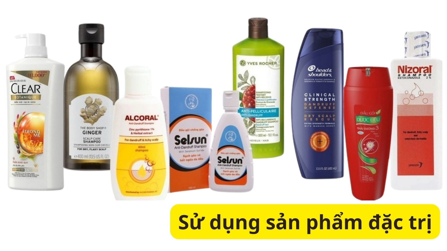 sử dụng sản phẩm đặc trị