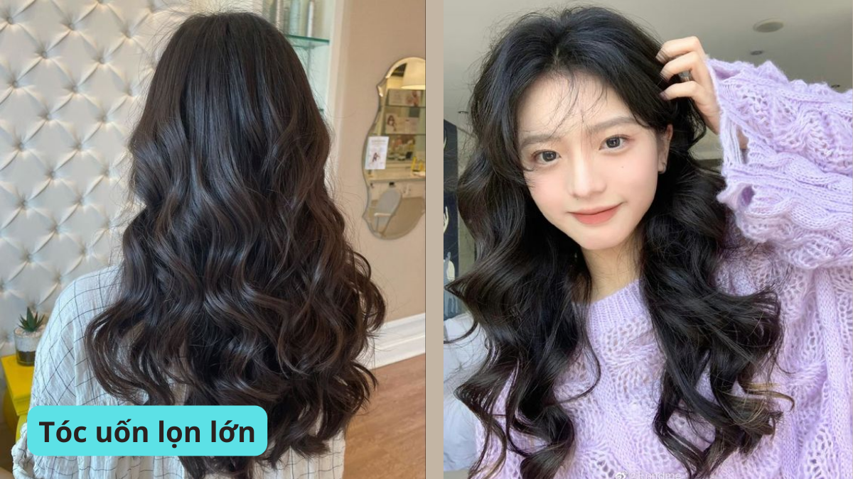 tóc uốn lọn lớn