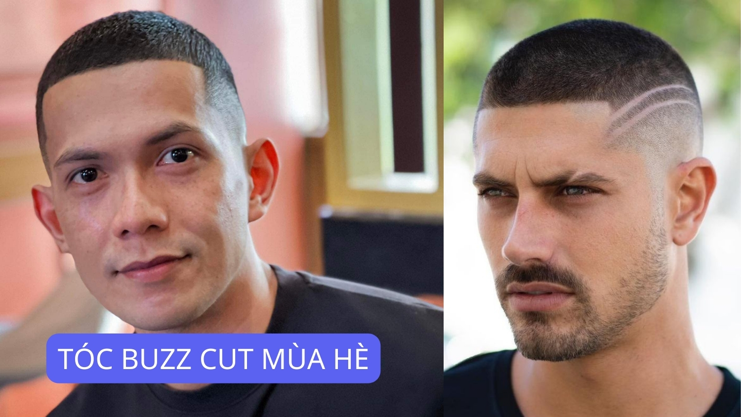 tóc buzz cut mùa hè