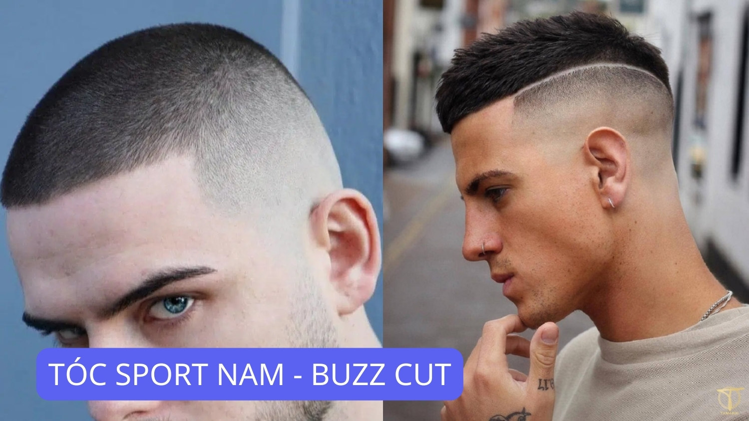 tóc sport nam - buzz cut