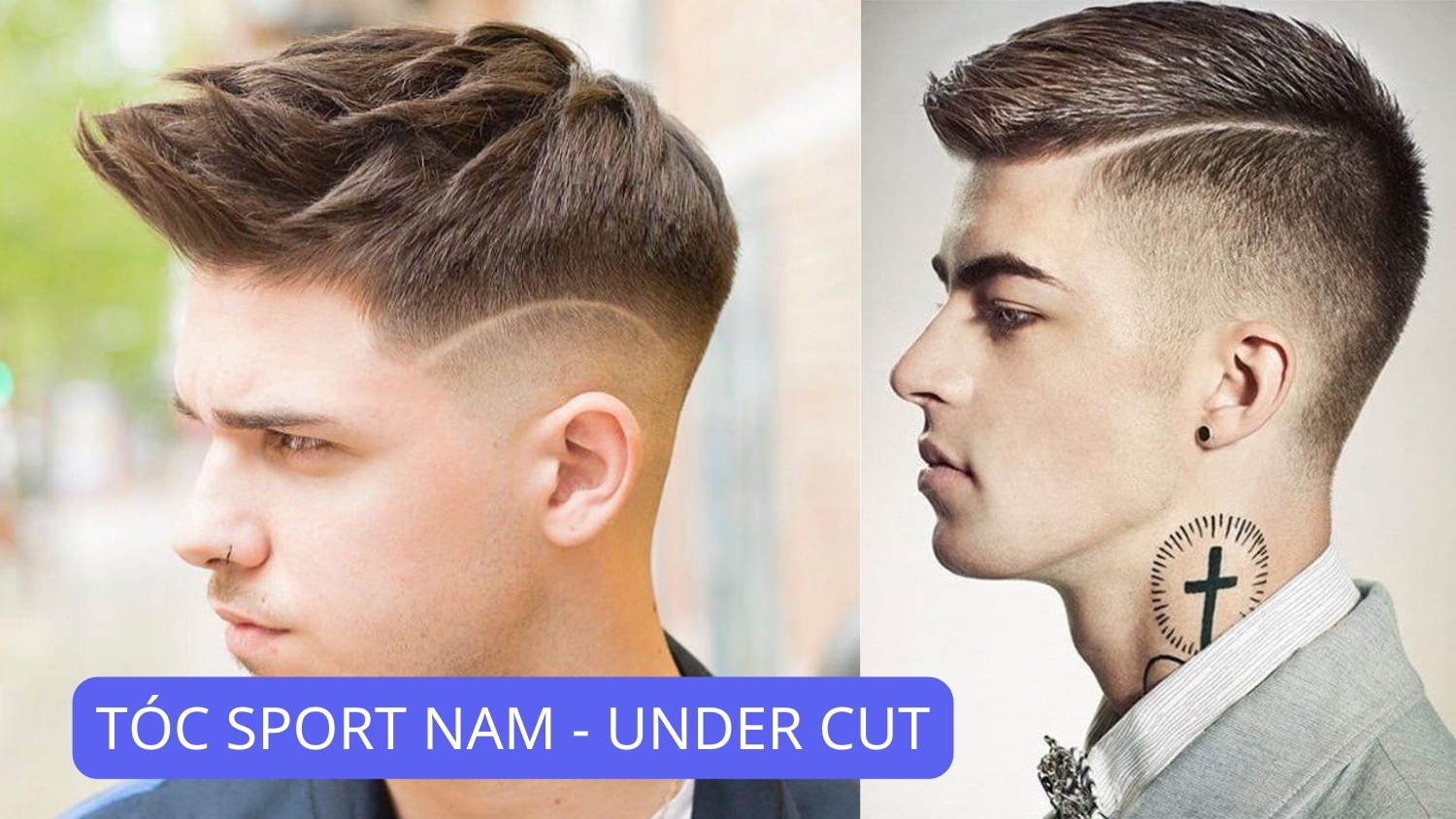 tóc sport nam - under cut