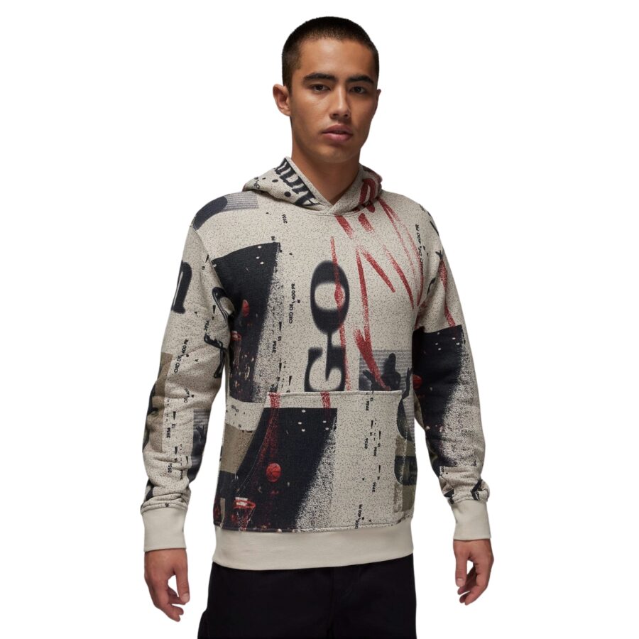 áo jordan heritage men's knit pullover hoodie fn6518-236
