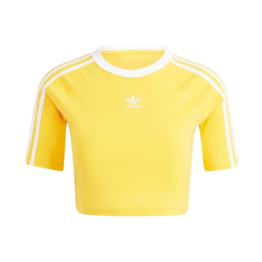 áo adidas 3-stripes baby tee - bold gold ip0660