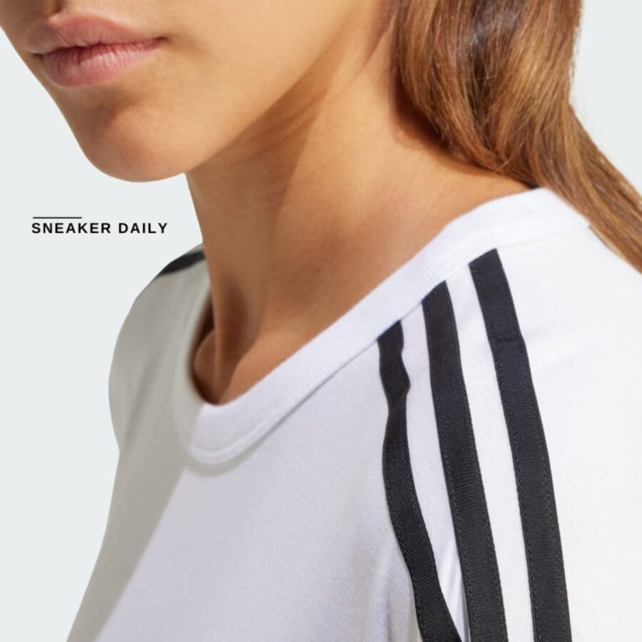 áo adidas 3-stripes oversized tee 'white' ir8103