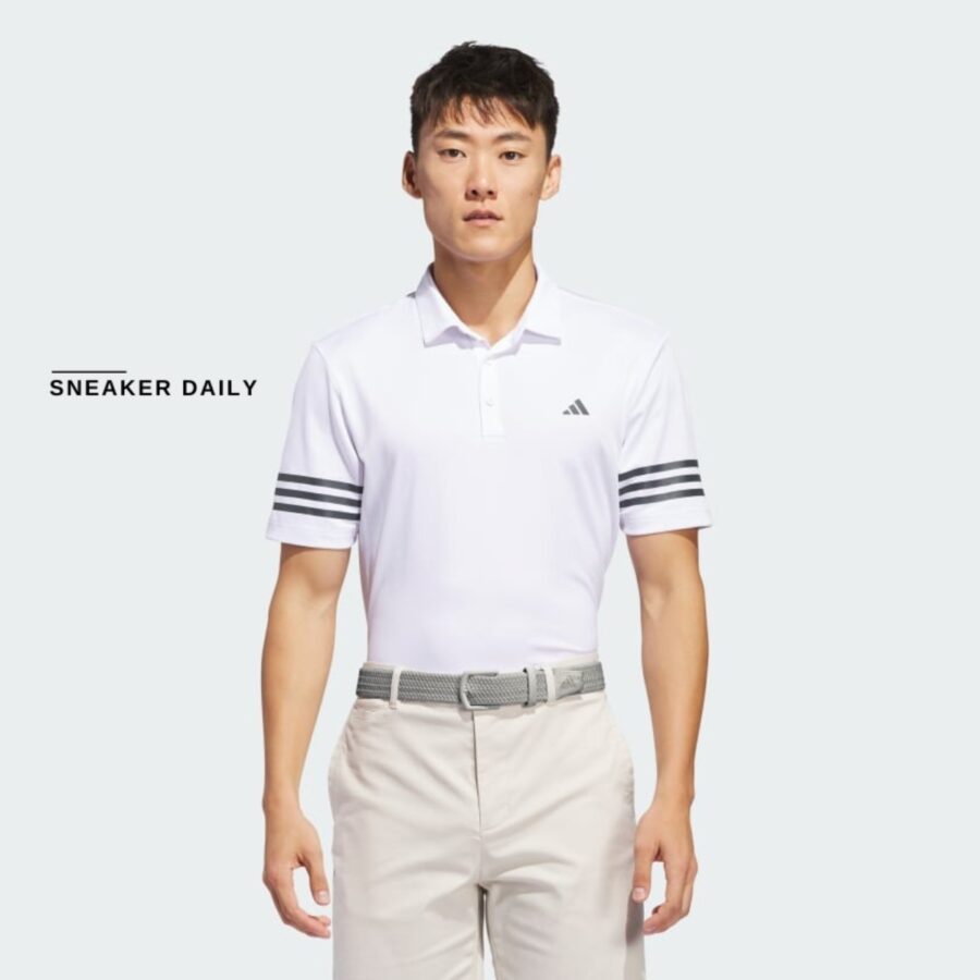 áo adidas 3-stripes polo shirt 'white' iu4359