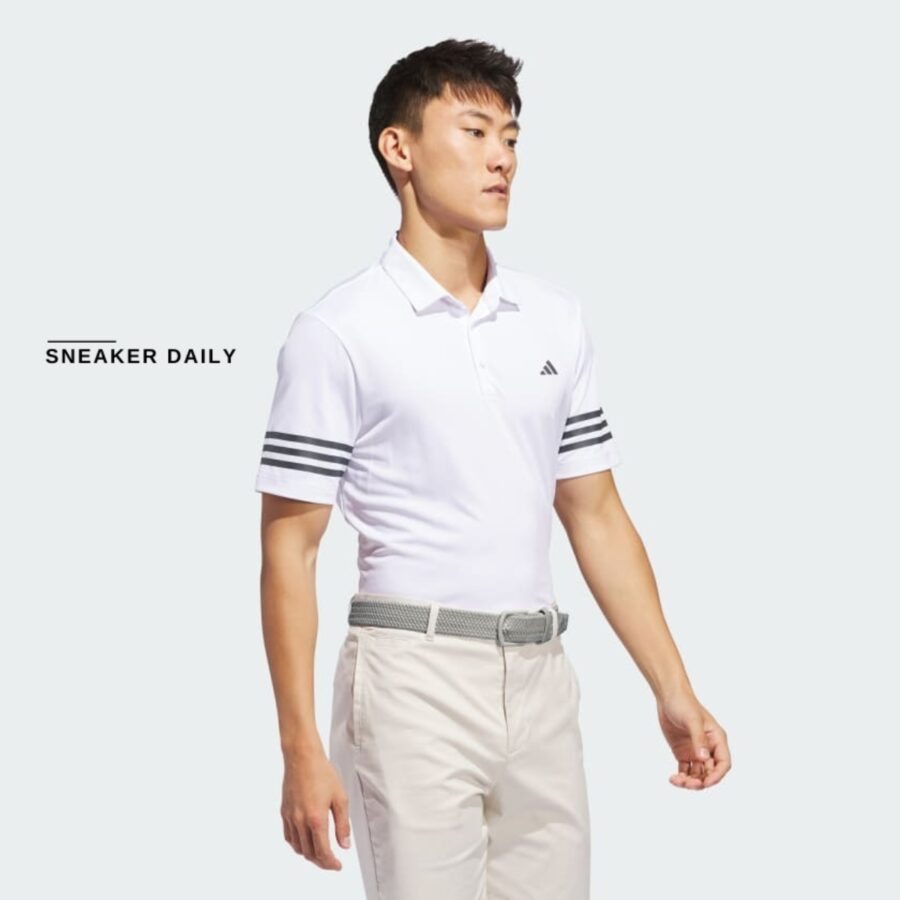 áo adidas 3-stripes polo shirt 'white' iu4359