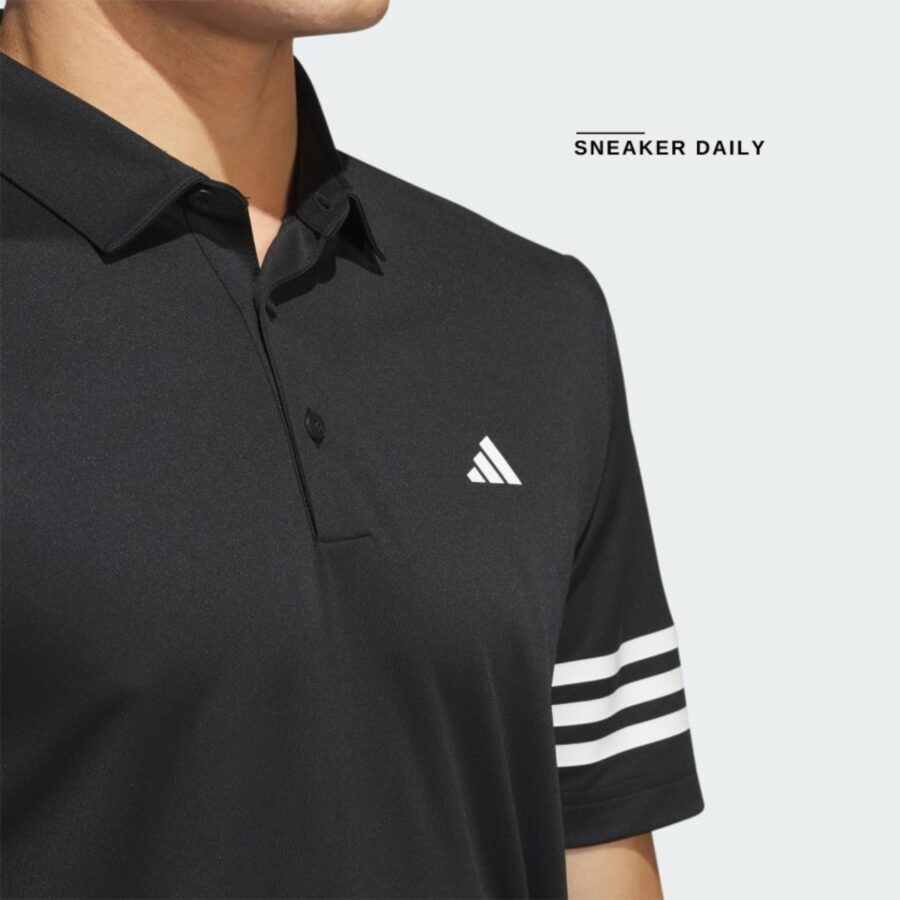 áo adidas 3-stripes polo shirt 'black' iu4360