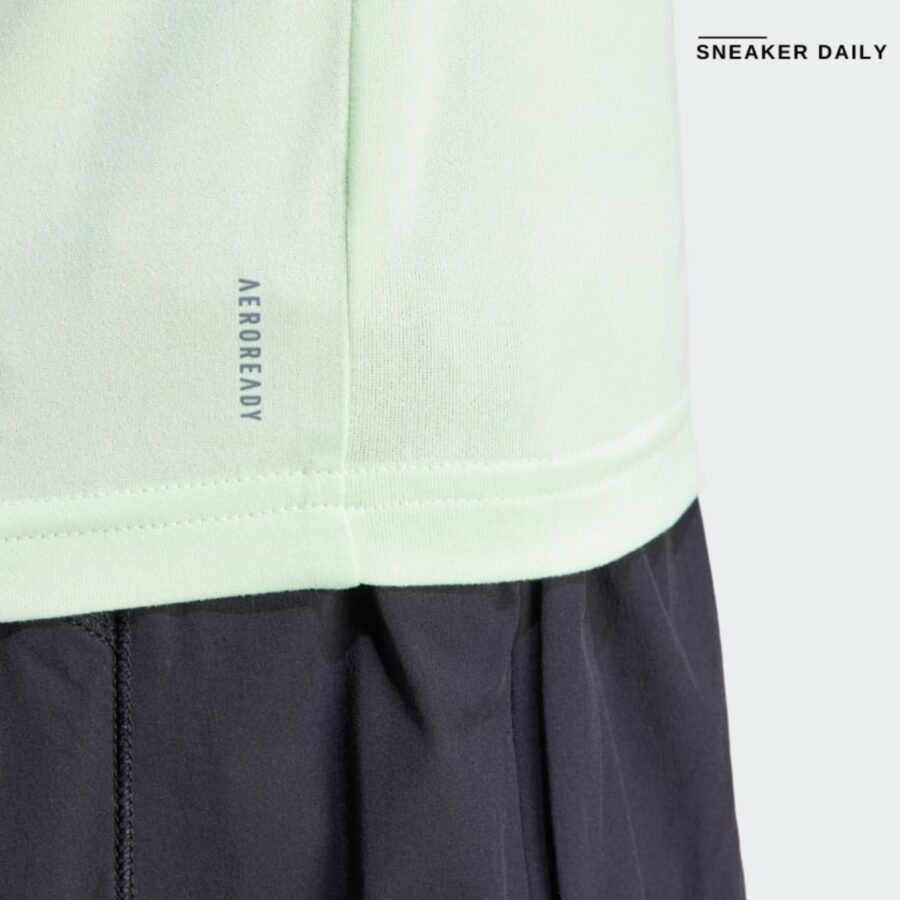 áo adidas aeroready train essentials 3-stripes tee 'semi green spark' is4213