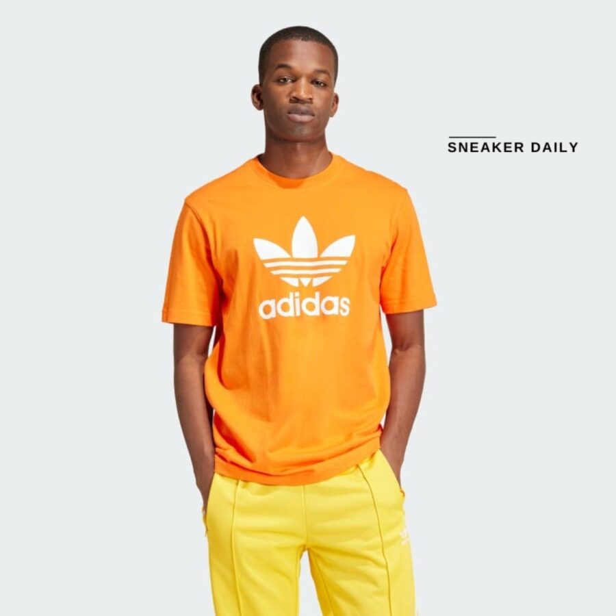 áo adidas adicolor trefoil tee - orange ir8000