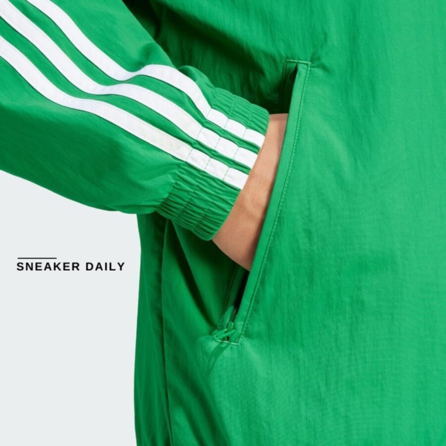 áo adidas adicolor woven firebird track top - green it2493