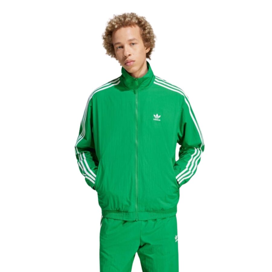 áo adidas adicolor woven firebird track top - green it2493