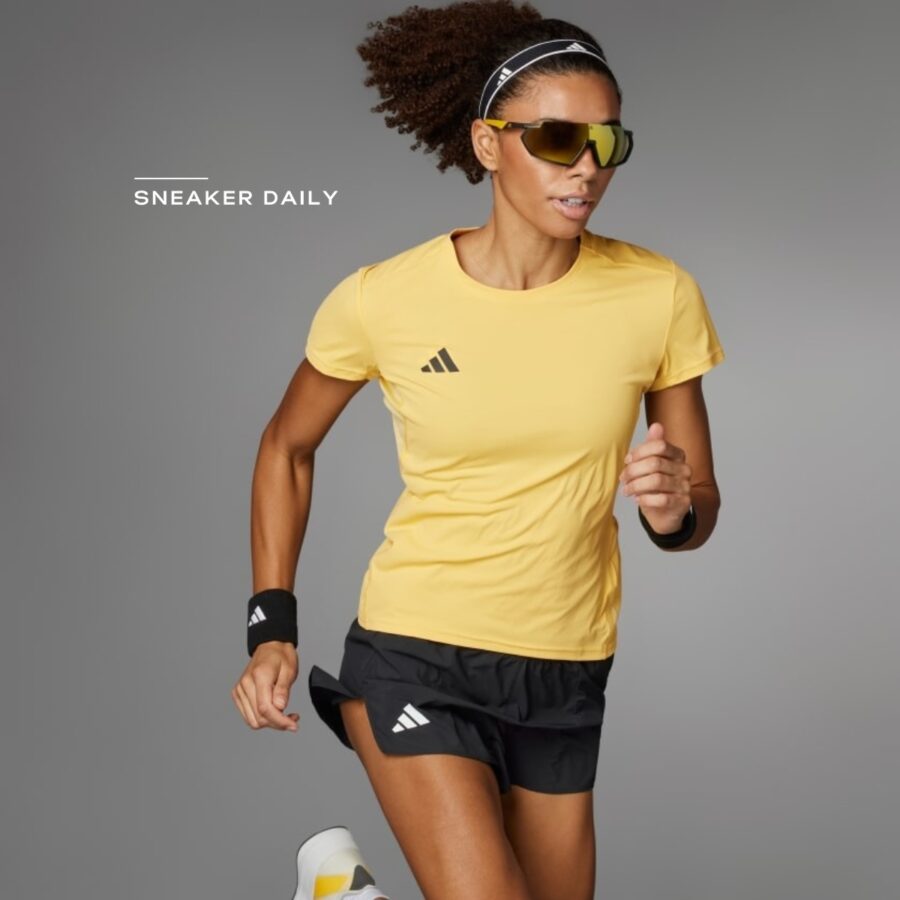 áo adidas adizero essentials running tee - semi spark ir7125