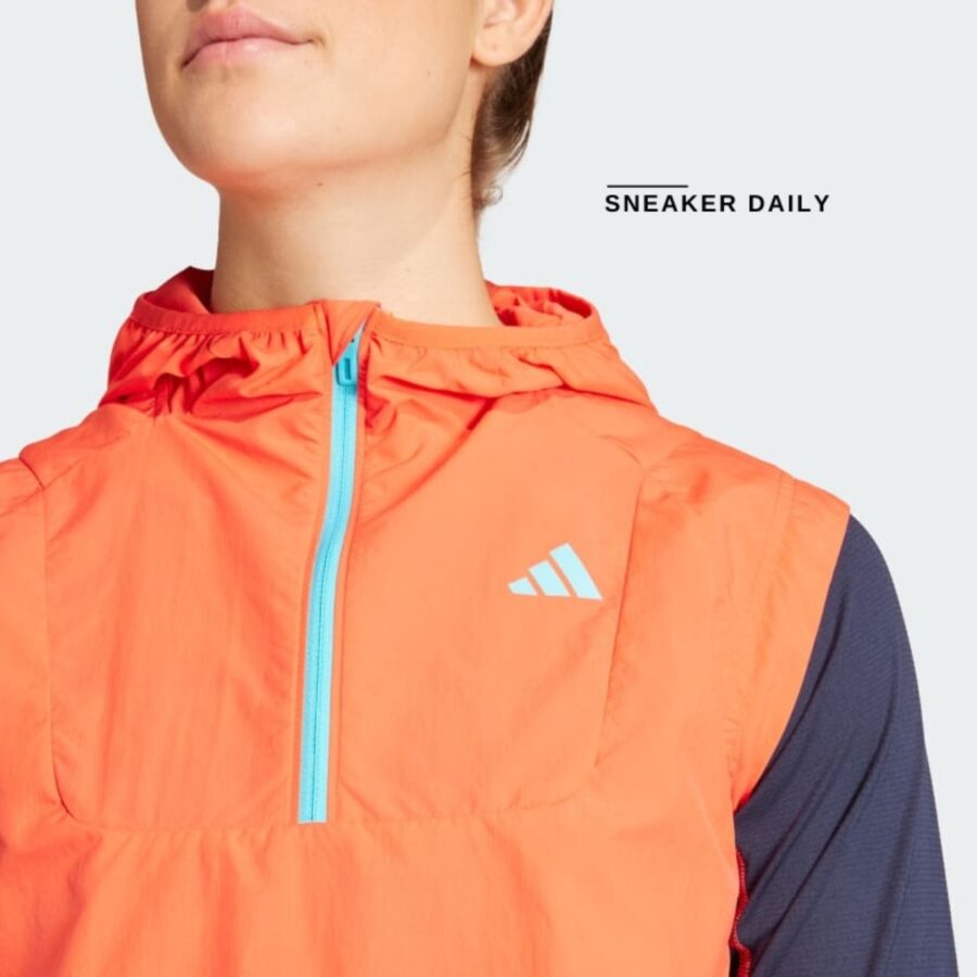 áo adidas adizero hafl-zip running vest 'bright red' im2135