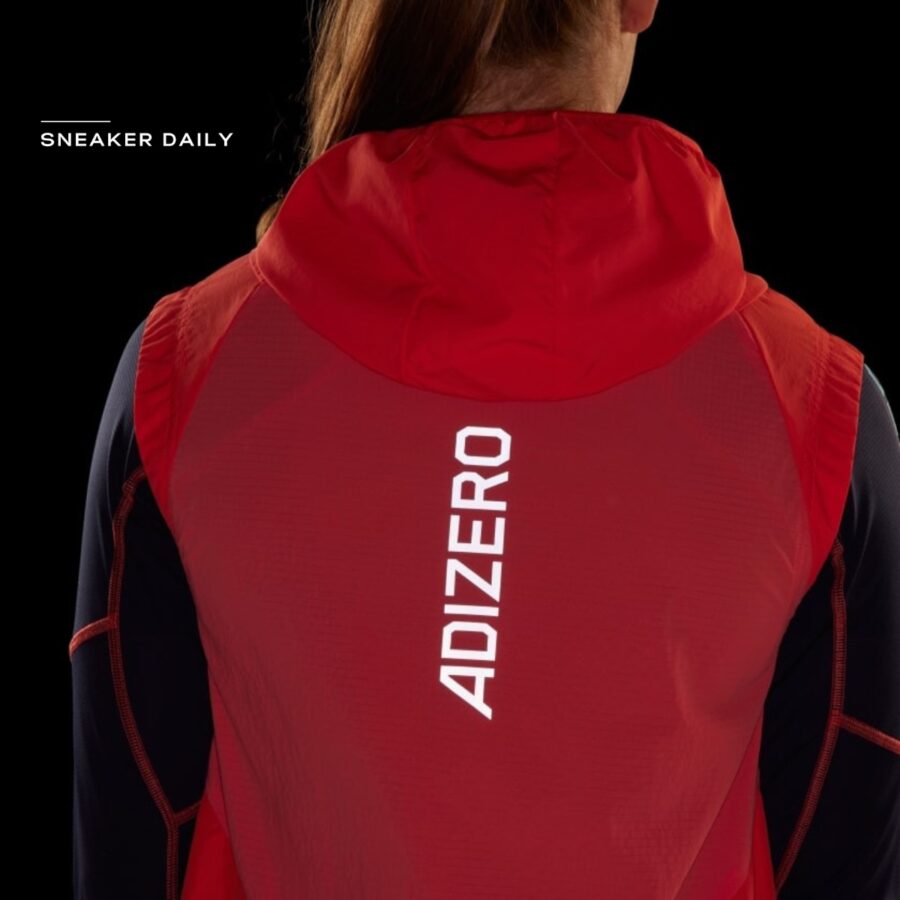 áo adidas adizero hafl-zip running vest 'bright red' im2135