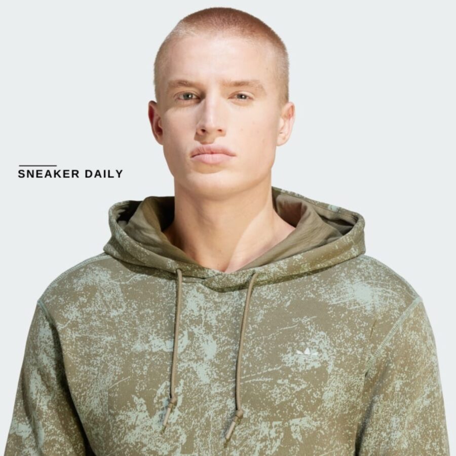 áo adidas adventure graphic hoodie 'olive strata' il5179