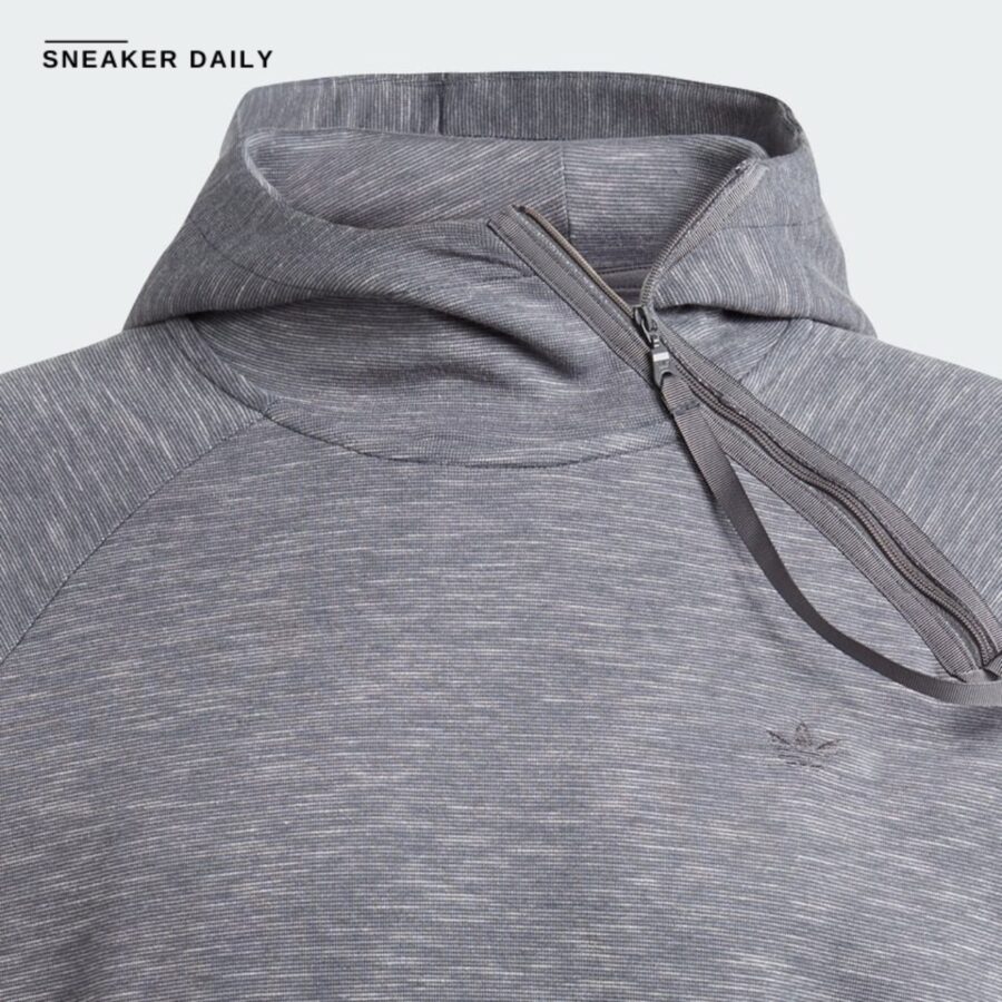 áo adidas adventure melange hoodie 'grey six' ij9850