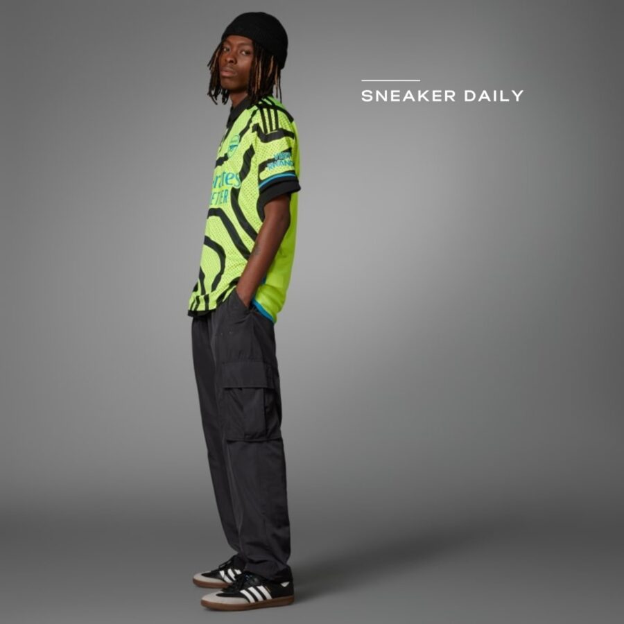 áo adidas arsenal 23/24 away jersey - yellow hr6927