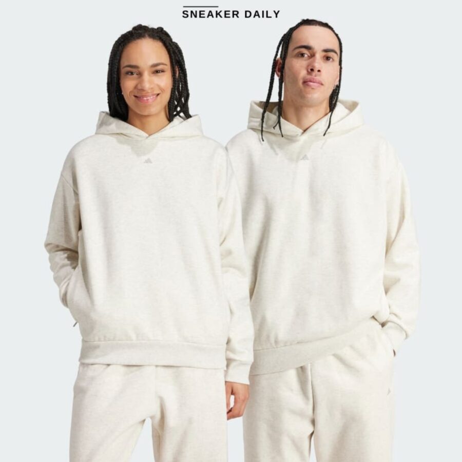 áo adidas basketball hoodie - white ix1962