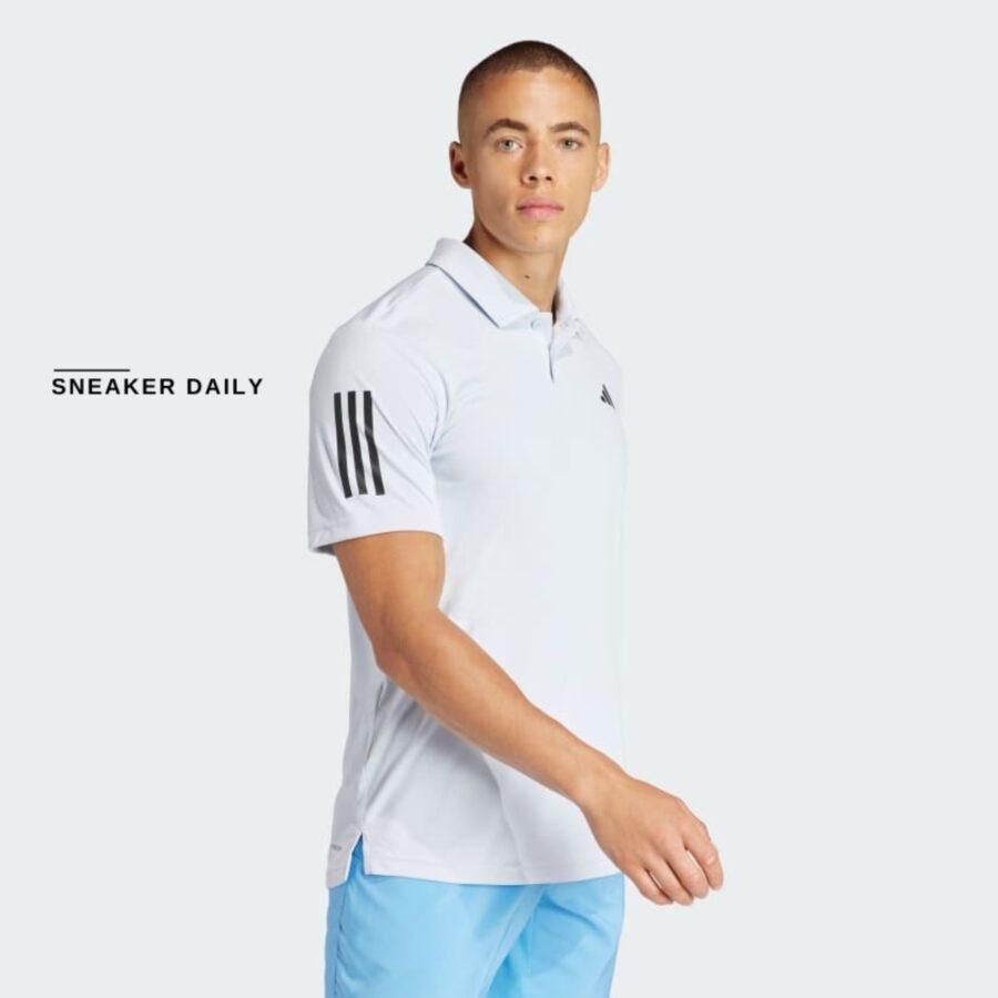 áo adidas club 3-stripes tennis polo shirt 'halo blue' ip1894