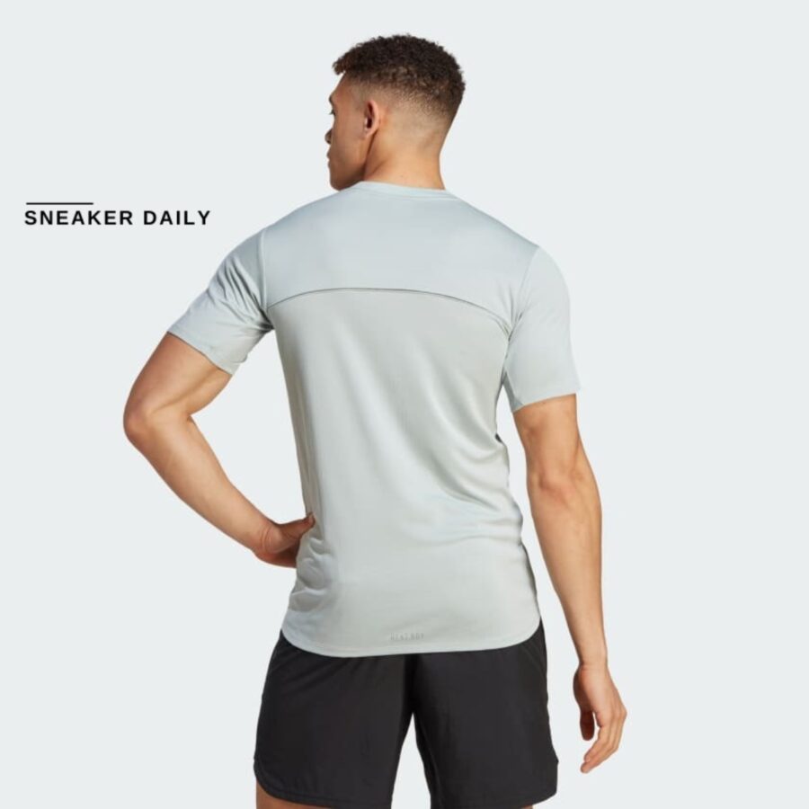 áo adidas designed 4 training heat.rdy hiit training tee 'wonder silver' im1110