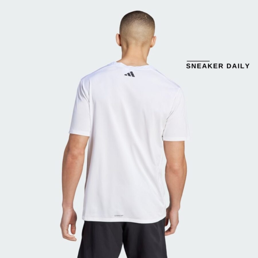 áo adidas designed for movement graphic workout tee - white il1389