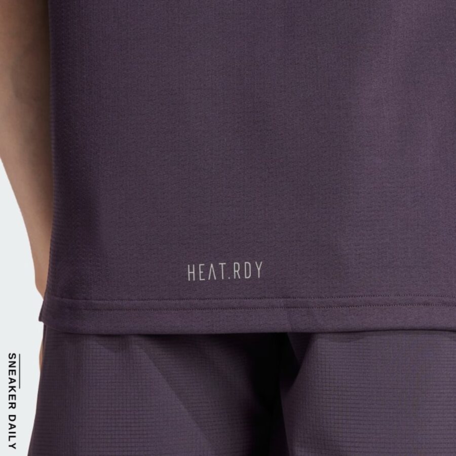 áo adidas designed for training hiit workout heat.rdy tee 'aurora black' ir7255