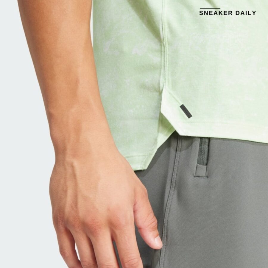 áo adidas designed for training hiit workout heat.rdy tee 'semi green spark' is3801