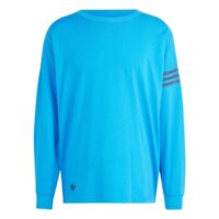 áo adidas street neuclassic long sleeve tee 'bright blue' is2814