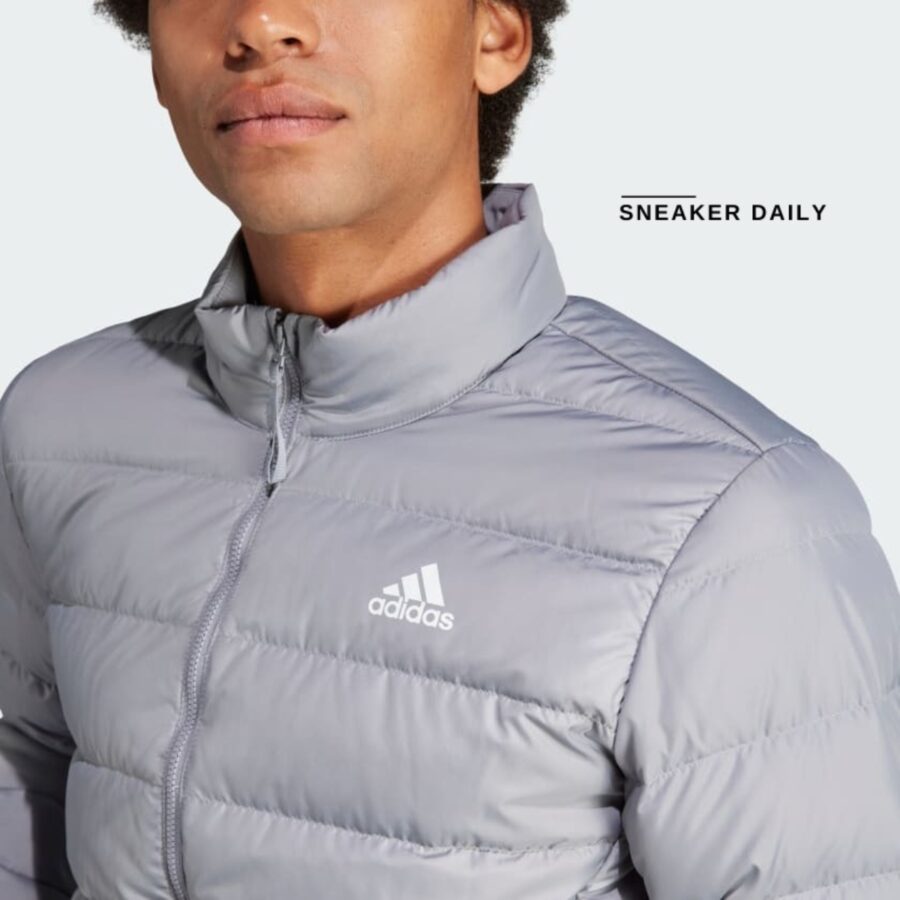áo adidas essentials light down jacket 'grey' ik3219