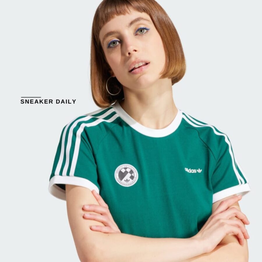 áo adidas football short sleeve tee 'green' ir9785