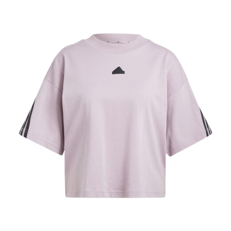 áo adidas future icons 3-stripes tee 'preloved fig' is3613