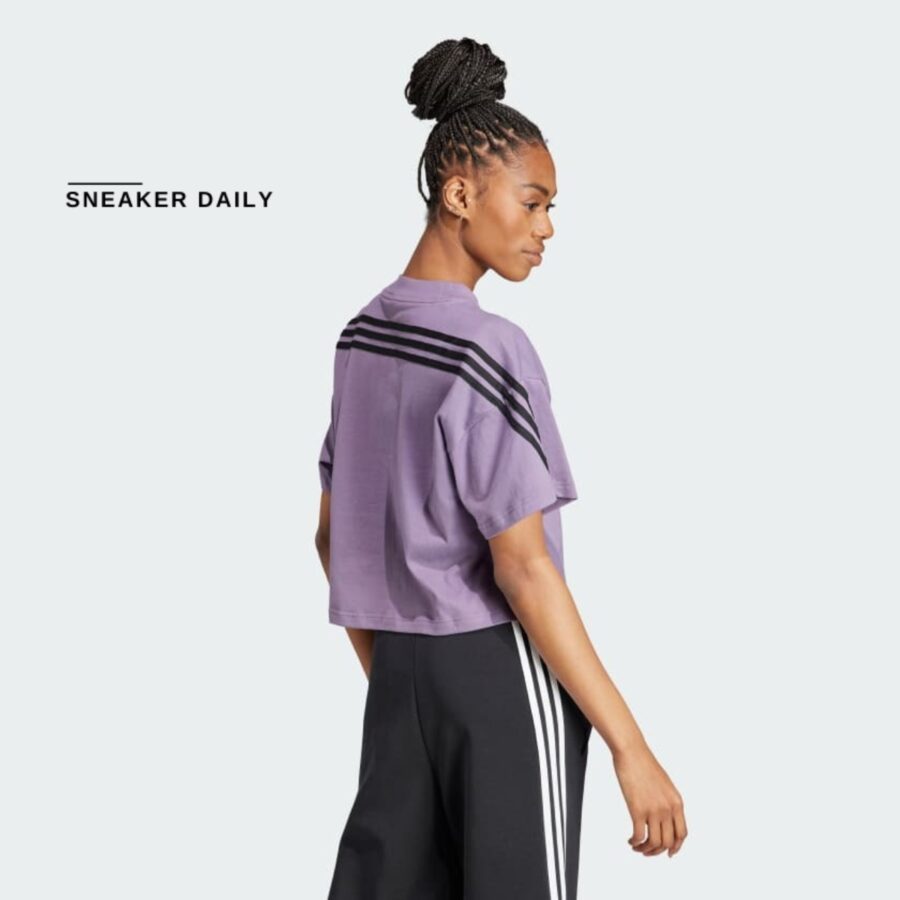 áo adidas future icons 3-stripes tee 'shadow violet' il3065