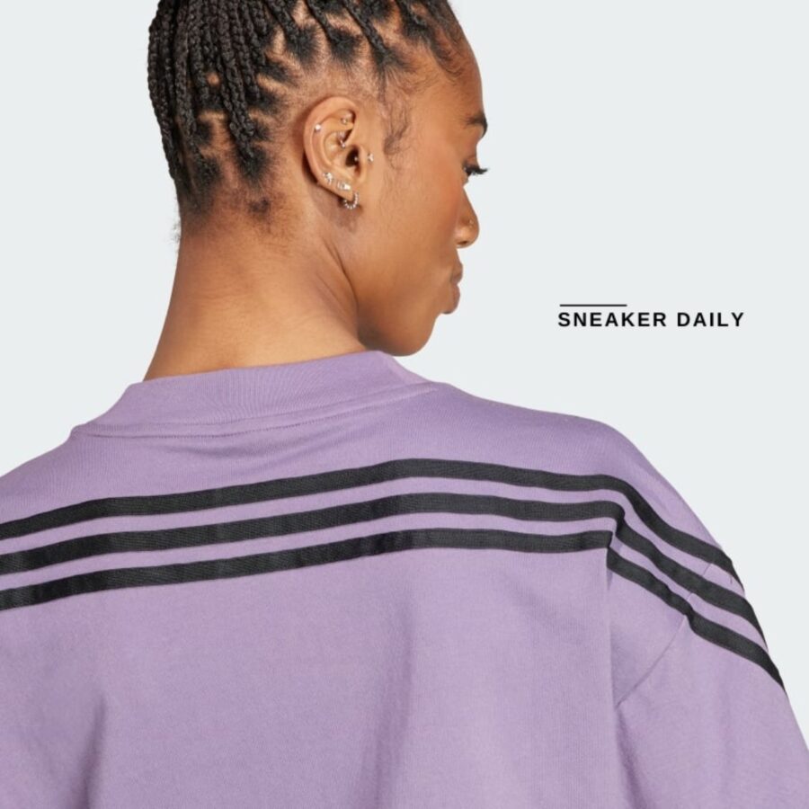 áo adidas future icons 3-stripes tee 'shadow violet' il3065