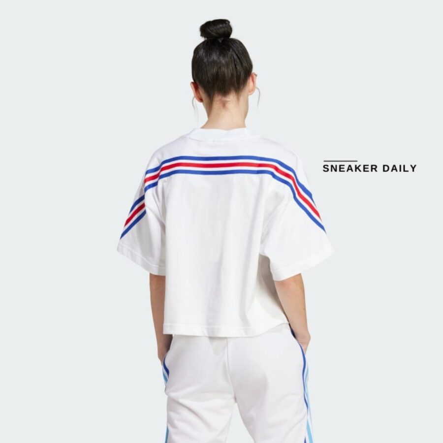 áo adidas future icons 3-stripes tee 'white' is3236