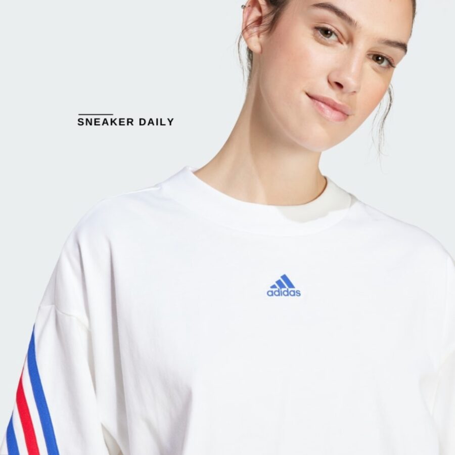 áo adidas future icons 3-stripes tee 'white' is3236