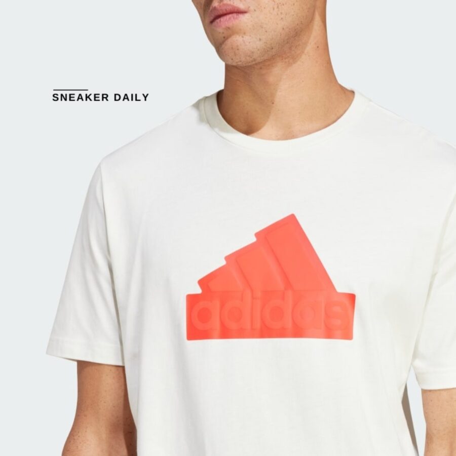 áo adidas future icons badge of sport tee 'off white' in3321