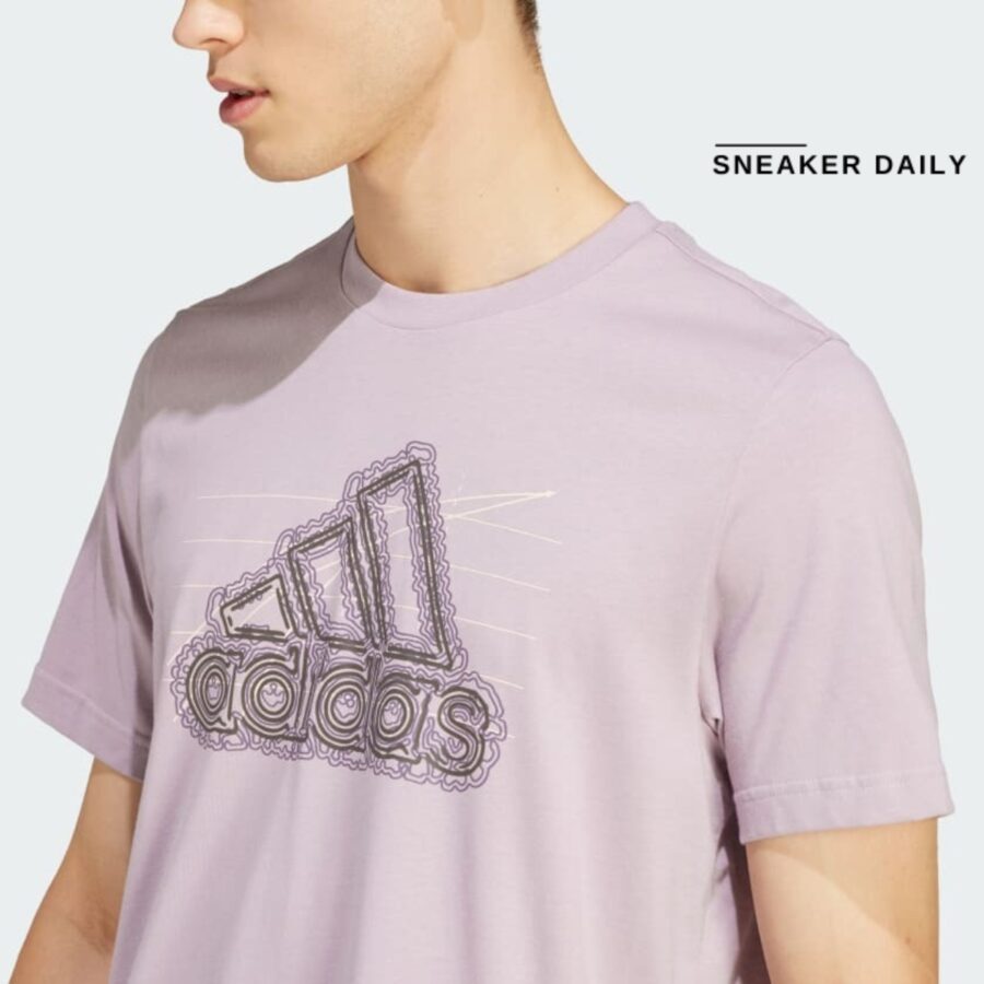 áo adidas growth badge graphic tee - preloved fig in6270