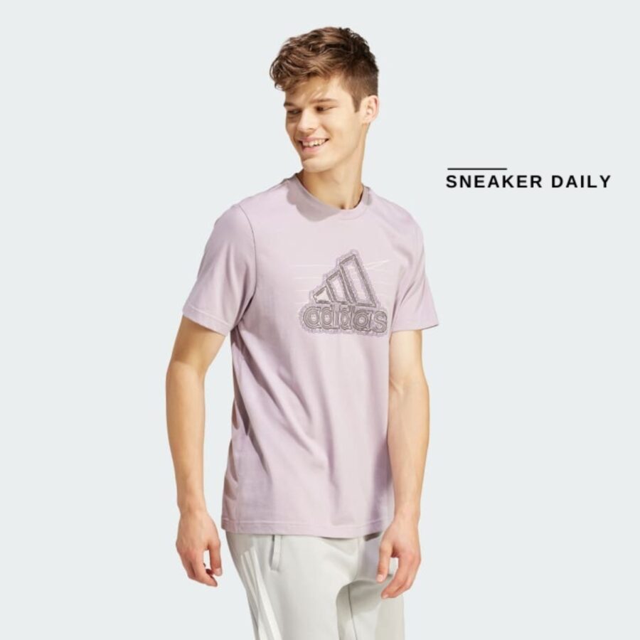 áo adidas growth badge graphic tee - preloved fig in6270