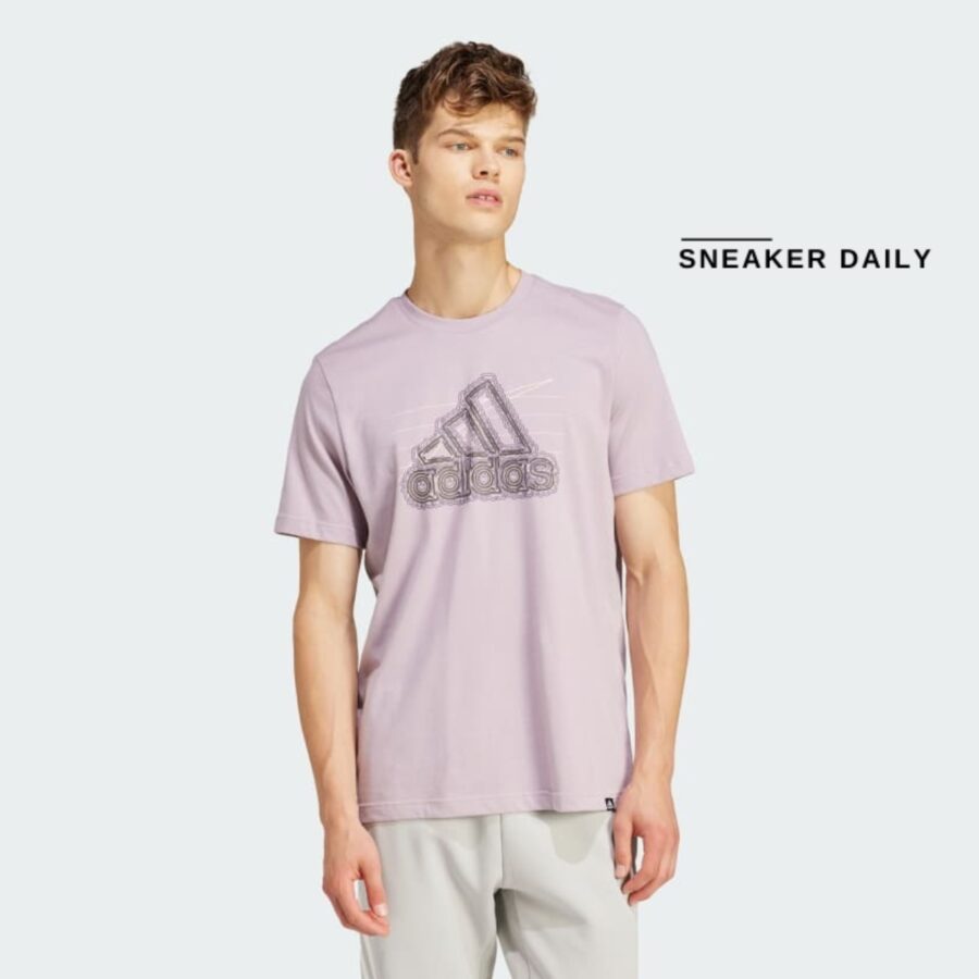 áo adidas growth badge graphic tee - preloved fig in6270