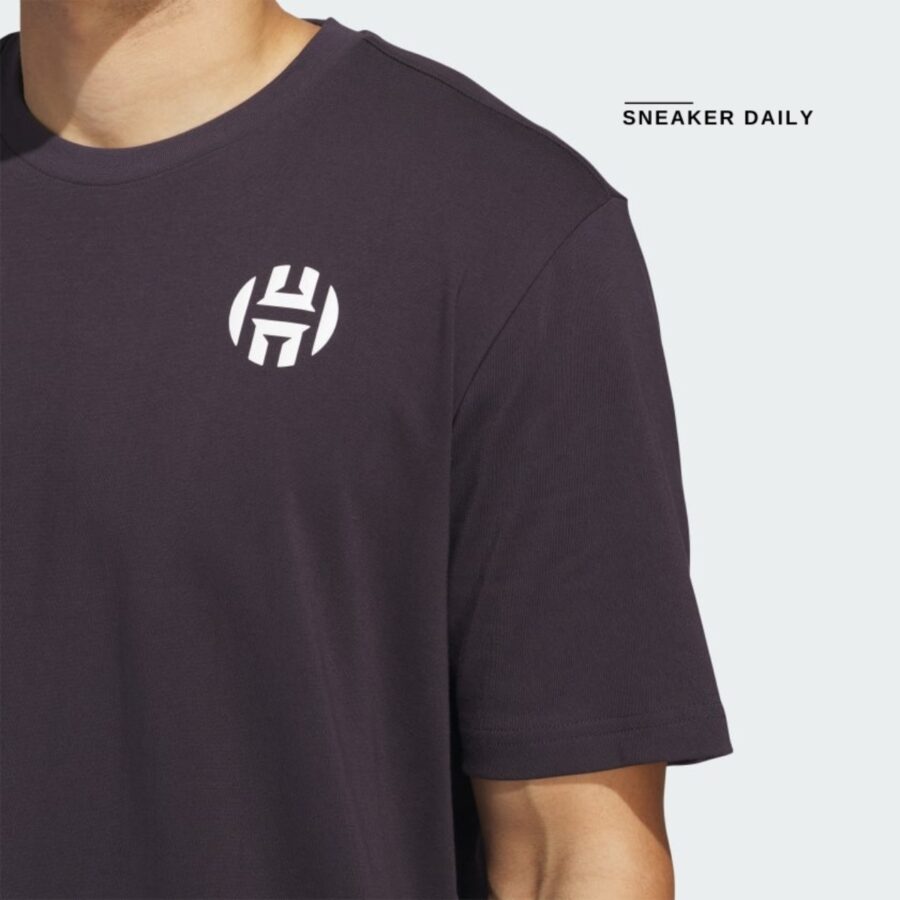 áo adidas harden graphic tee - aurora black iu2804