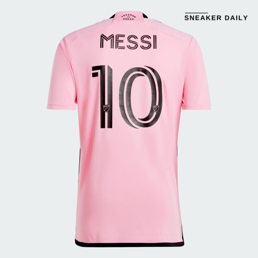 áo adidas inter miami cf 24/25 messi home jersey - pink je9741