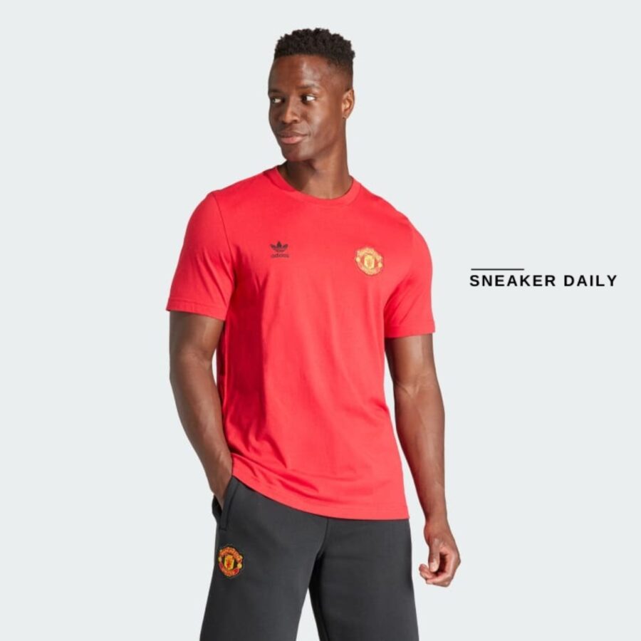 áo adidas manchester united trefoil t-shirt 'red' ik8705