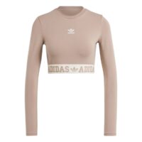 áo adidas neutral court graphic long sleeve tee 'chalky brown' is5267