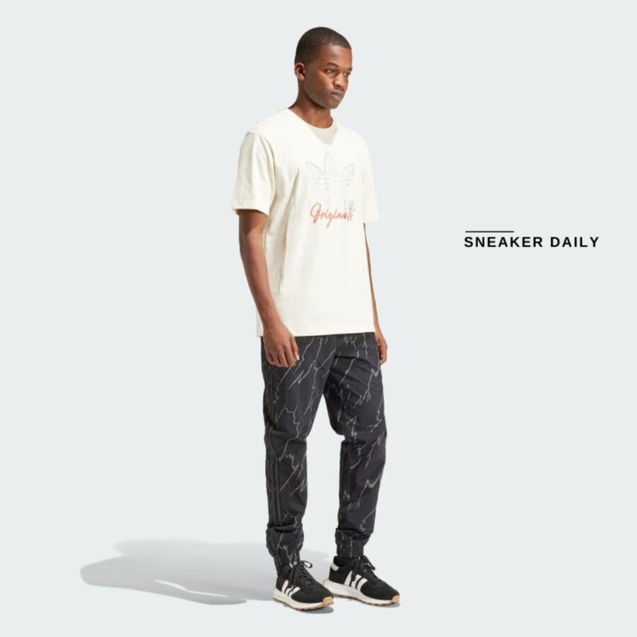 áo adidas originals training supply short sleeve tee 'cream white' is2910