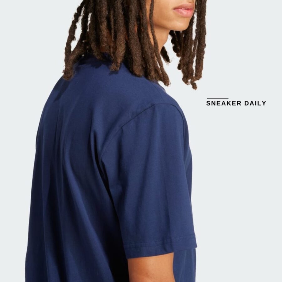 áo adidas originals training supply short sleeve tee 'night indigo' is0233