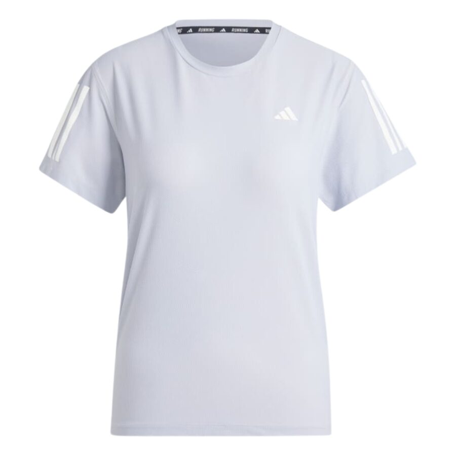 áo adidas own the run tee - halo silver ip2041