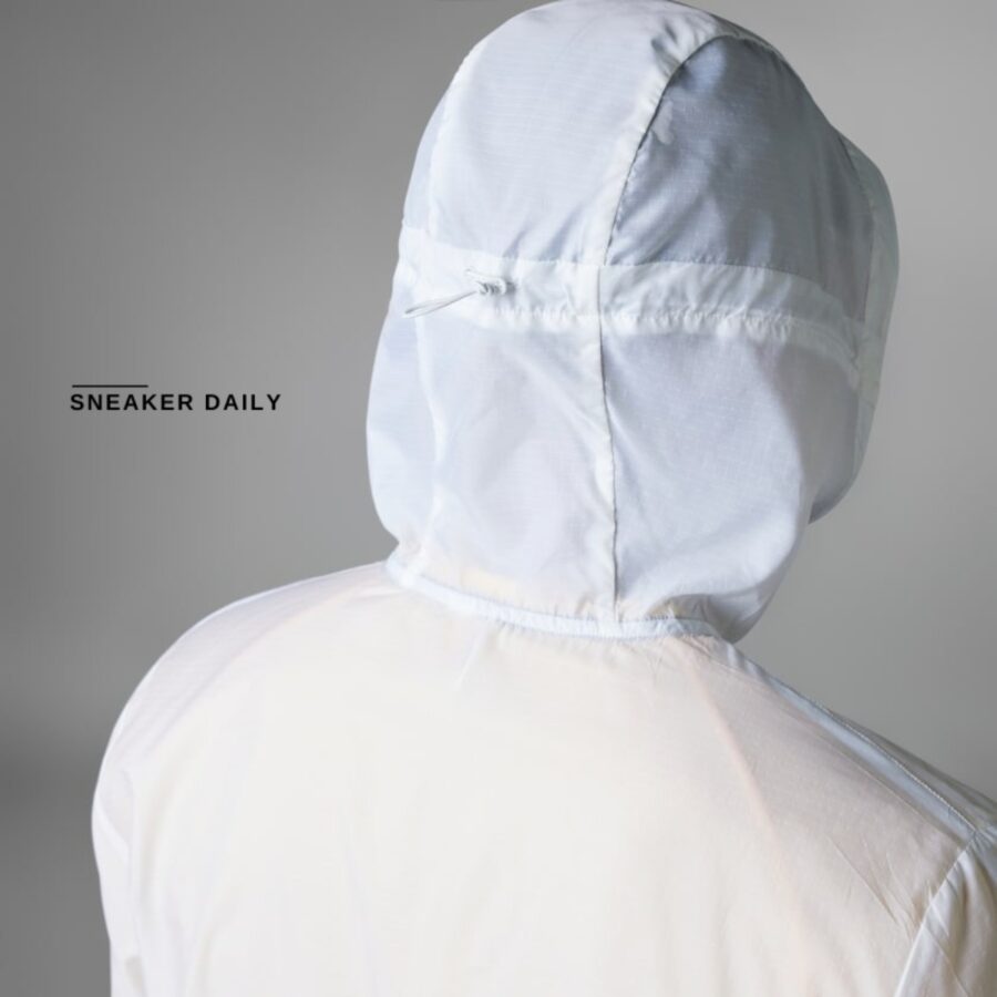 áo adidas own the run 3-stripes jacket 'white' iq3845