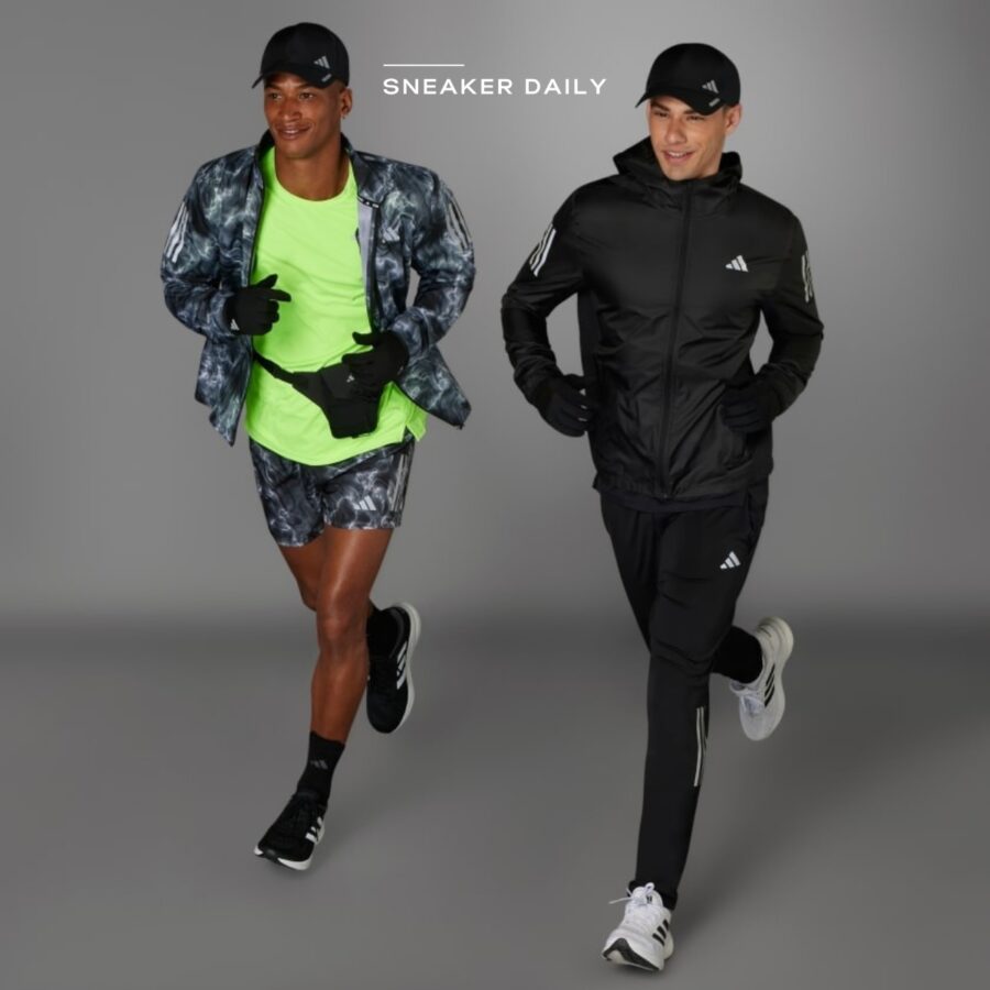 áo adidas own the run jacket - black hz4523