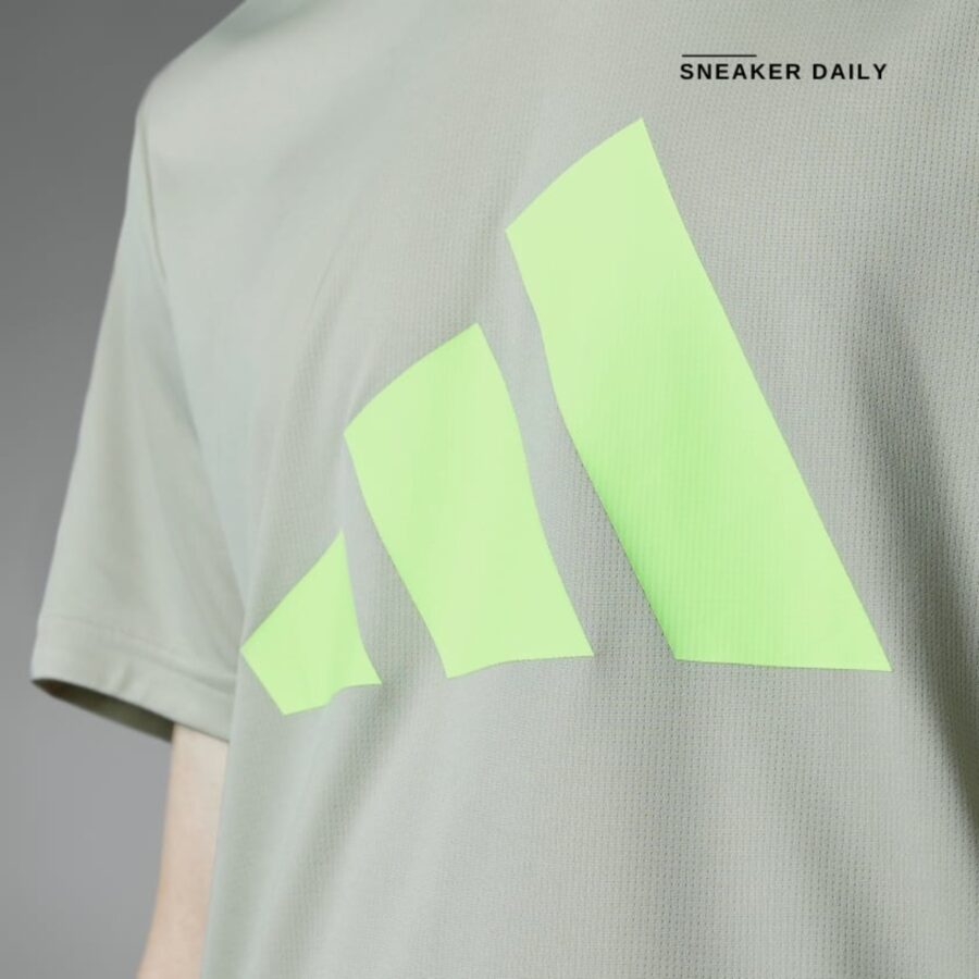 áo adidas run it tee 'putty grey' in0079