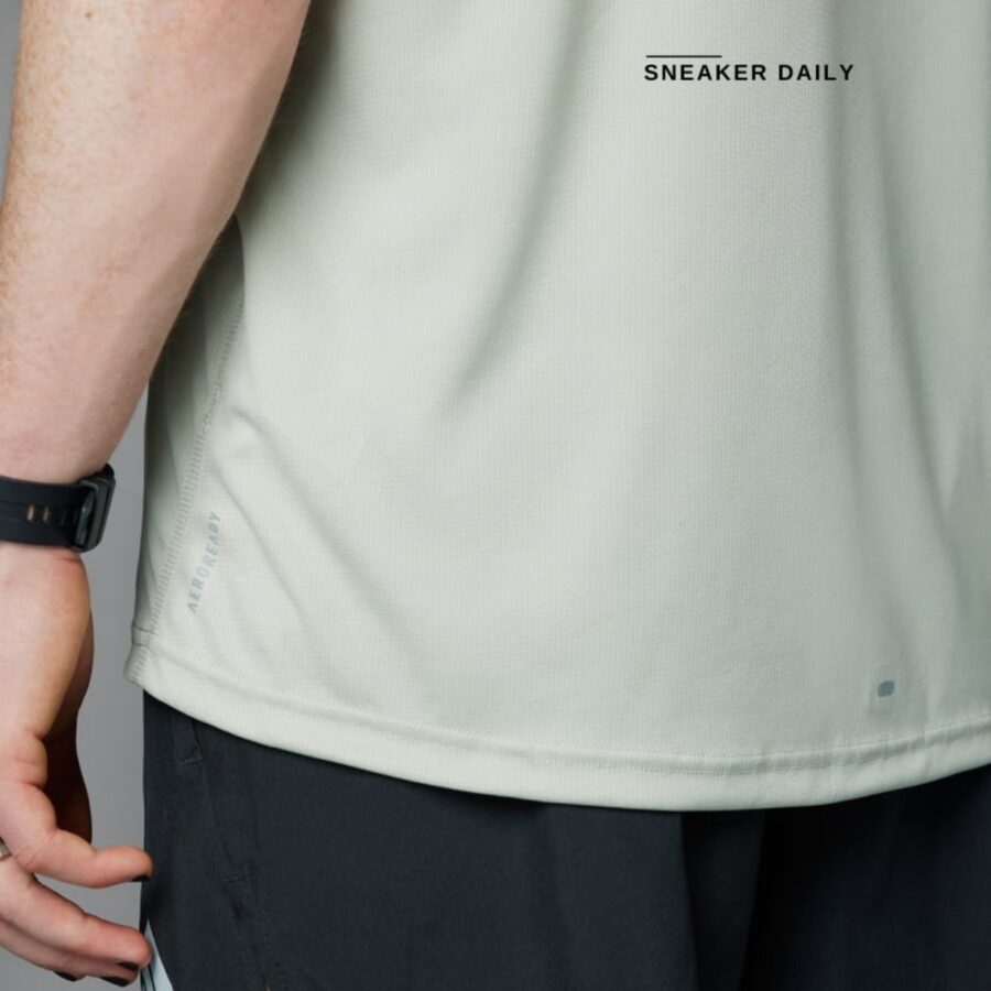 áo adidas run it tee 'putty grey' in0079